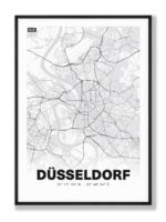 stadtplan düsseldorf poster stadtkarte bild-4