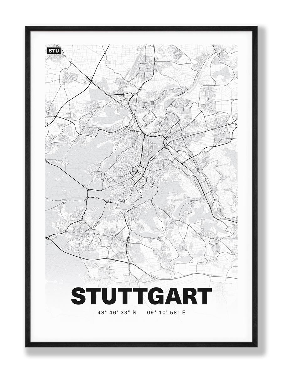 stadtplan stuttgart poster stadtkarte bild-4